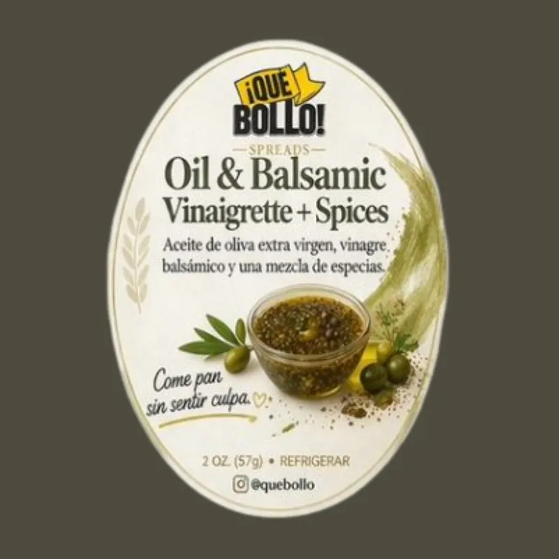 Spread Olive Oil- Balsamic, 4 Oz | QueBollo